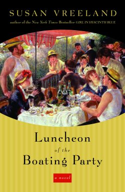Hardback Cover Susan Vreelands novel: Luncheon of the Boating Party