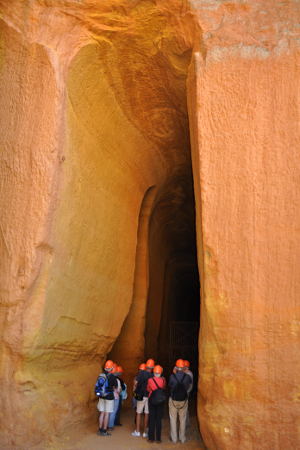 Bruoux Mine, Gargas, Provence: Photo by Marcia M. Mueller