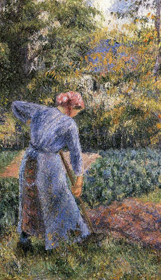 Camille Pissarro Dans le potager