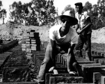 Forrest in Adobe Brick Yard.