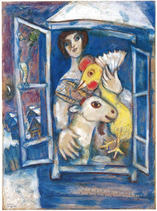 marc chagall goat paintings